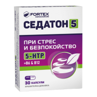 FORTEX Седатон 5 с 5-HTP при стрессе и беспокойстве №30 капсулы БАД